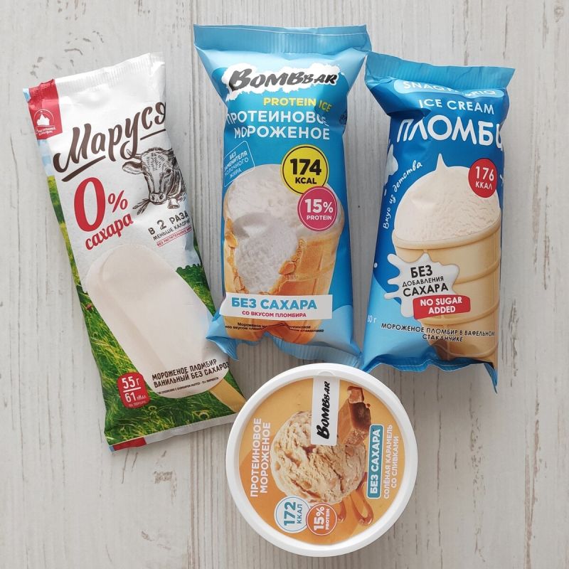 Обзор мороженого без сахара: пломбиры на любой вкус