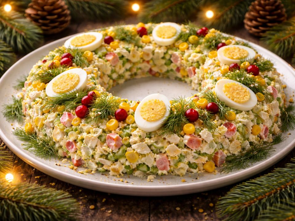 Салат «Хрустальный венок»: новогоднее чудо на вашем столе