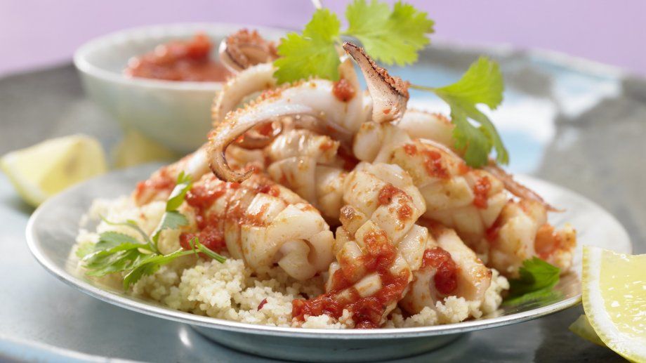 Кальмары по-арабски: вкусно и остро