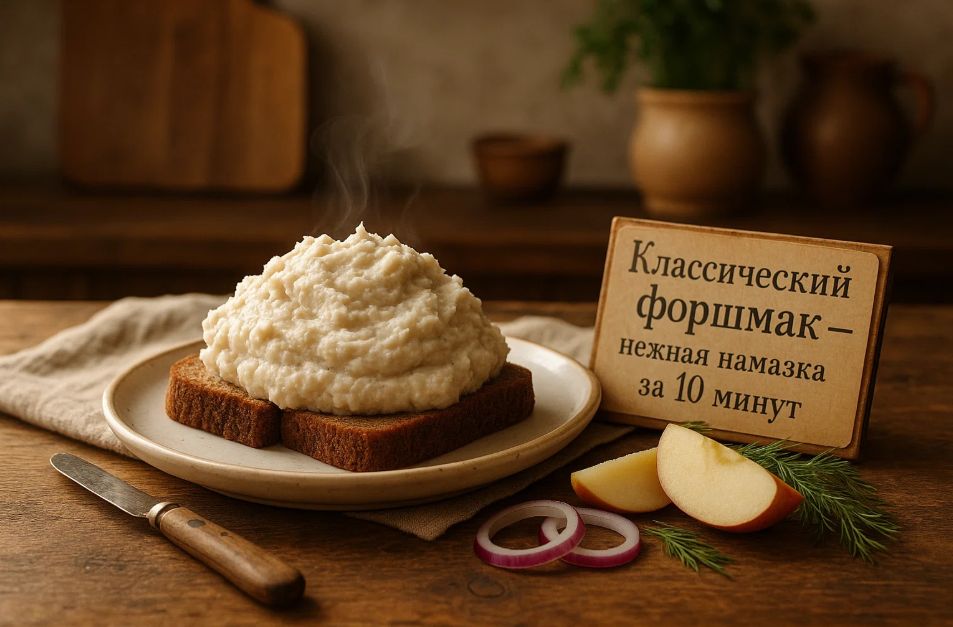 Классический форшмак: быстрое лакомство с вкусом традиций
