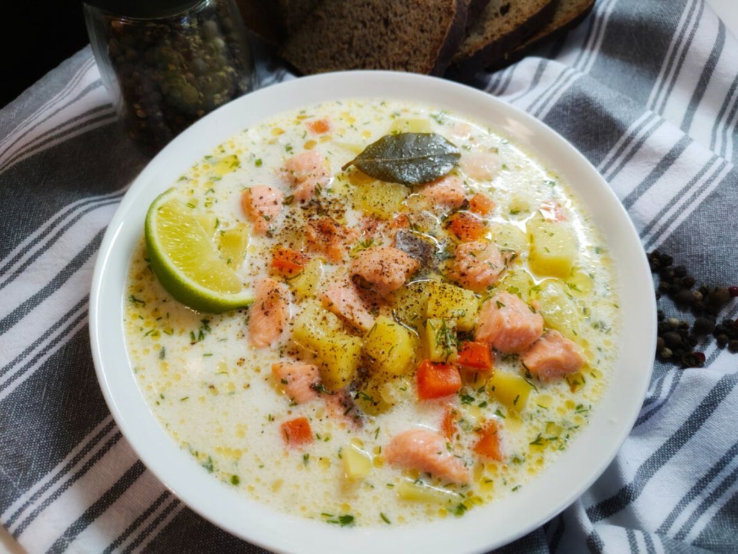 Лохикейтто – финский суп с лососем