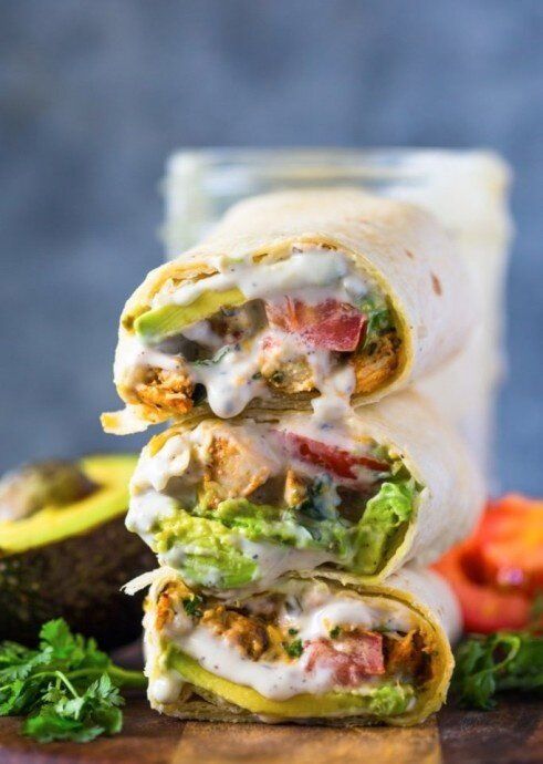 Непревзойденный буррито с курицей и авокадо