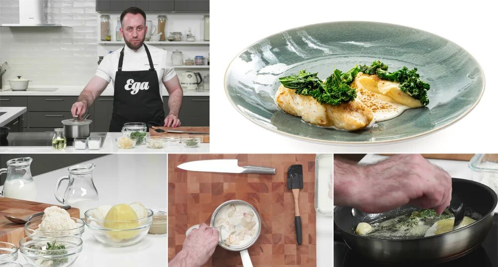 Треска с хумусом из корнеплодов: как преобразить своего ужина