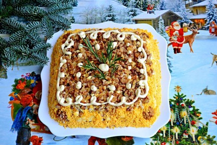 Салат "Семейный любимчик" - идеальное блюдо с кисло-сладкими нотками