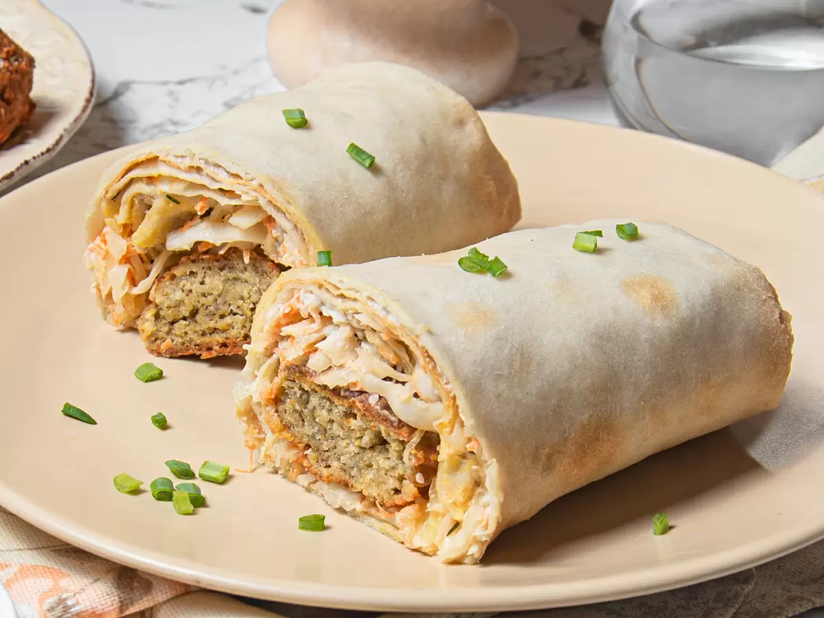 Постная шаурма с фалафелем: вкусно, полезно и просто