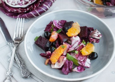 Блюдо марта — постный салат с радиччо: быстро и вкусно!