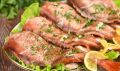 Запечённый морской окунь