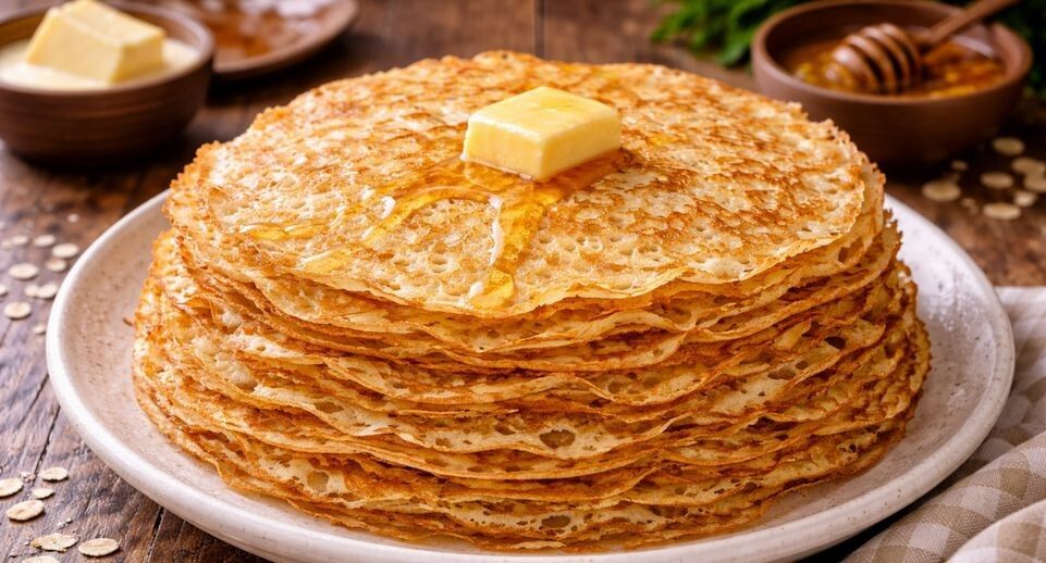 Кружевные блинчики без дрожжей: готовим к Масленице