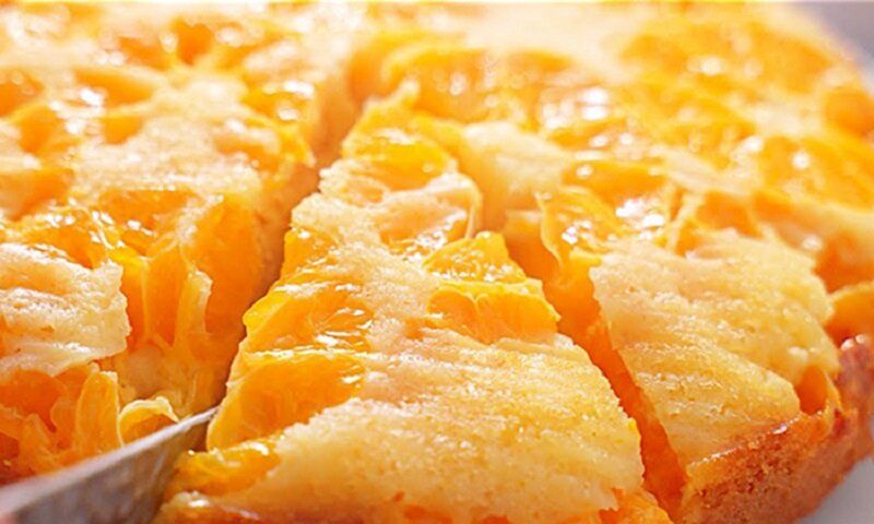 Как испечь нежный мандариновый пирог за считанные минуты