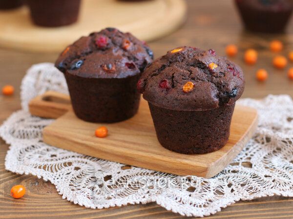 Нежные ягодные кексы за полчаса: просто, быстро и вкусно