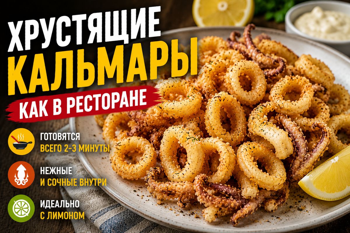 хрустящие кальмары в кляре: секреты ресторанного лакомства