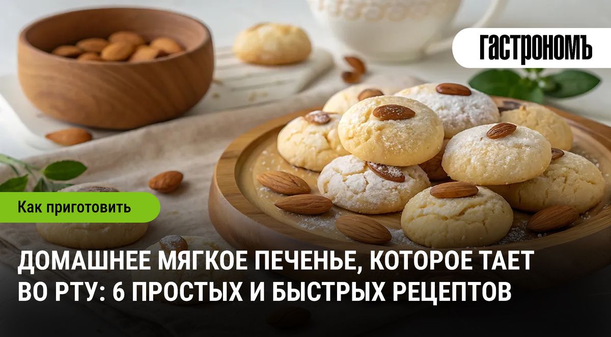 Мягкое печенье для душевного чаепития: быстро и вкусно